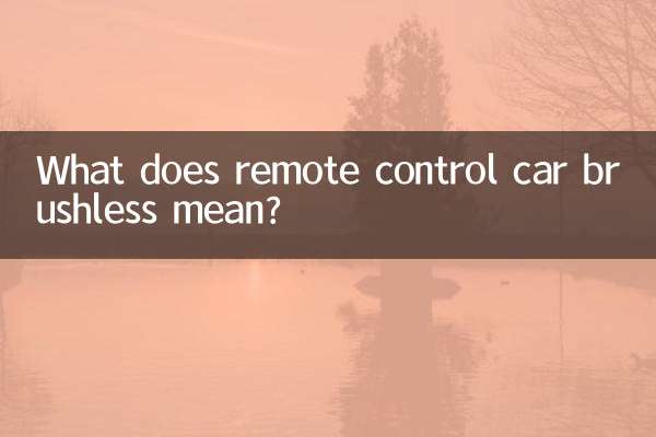 Was bedeutet ferngesteuertes Auto bürstenlos?