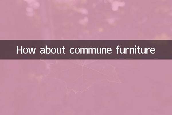 Que tal móveis comunitários