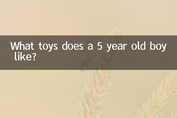 Welche Spielzeuge mag ein 5-jähriger Junge?