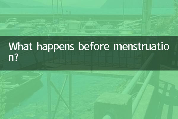What happens before menstruation?