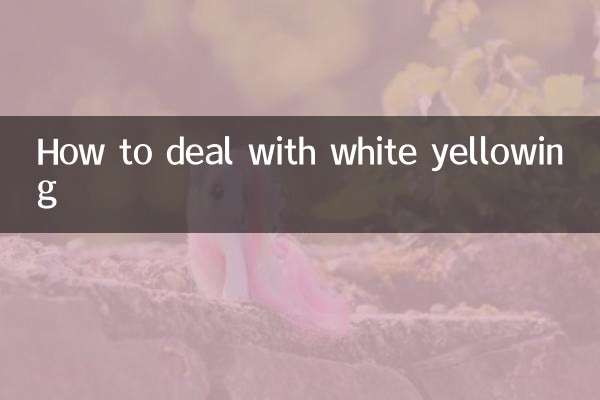 Cómo lidiar con el color blanco amarillento