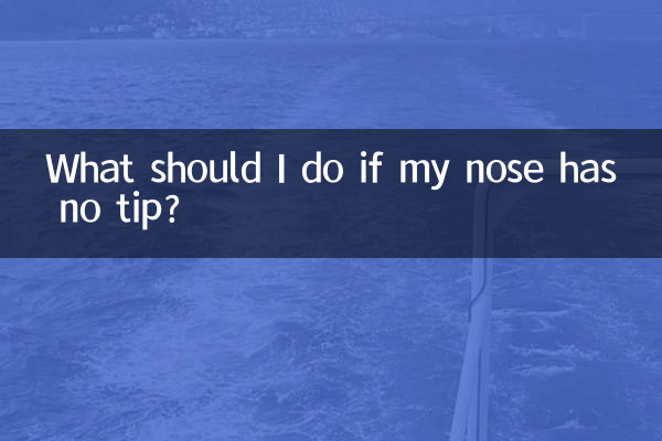 Was soll ich tun, wenn meine Nase keine Spitze hat?