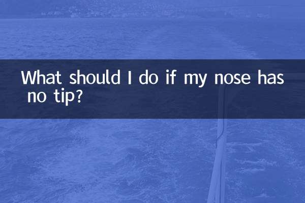 Was soll ich tun, wenn meine Nase keine Spitze hat?