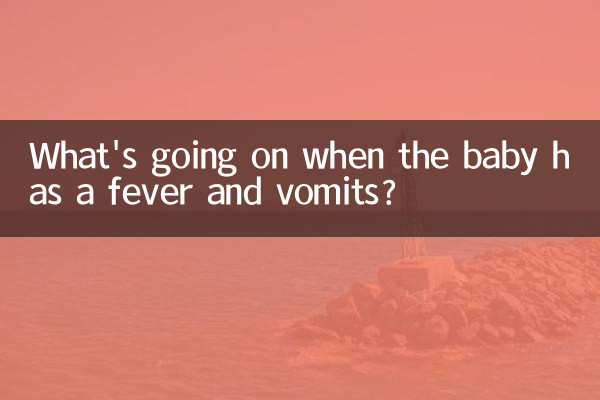 ¿Qué pasa cuando el bebé tiene fiebre y vomita?