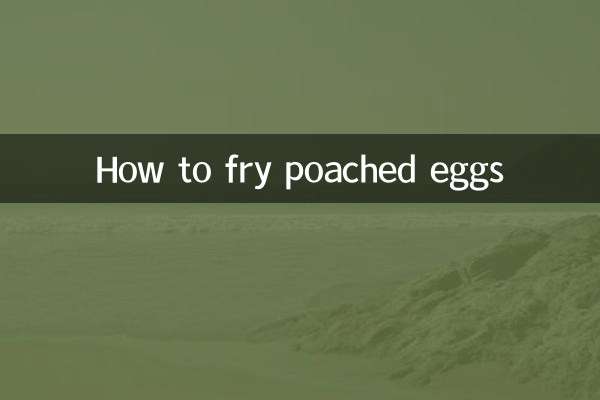 Cómo freír huevos escalfados