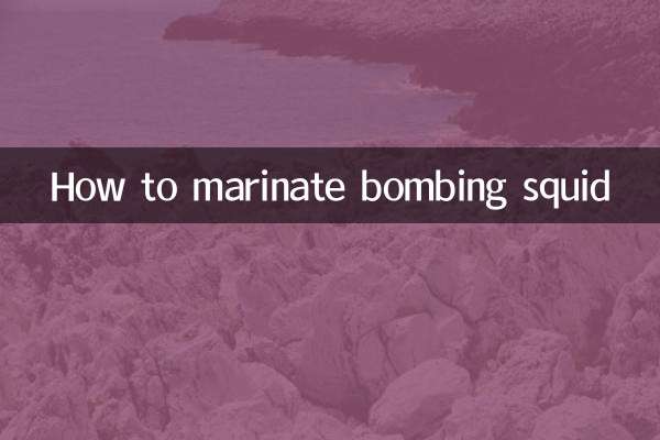 Come marinare i calamari bombardati