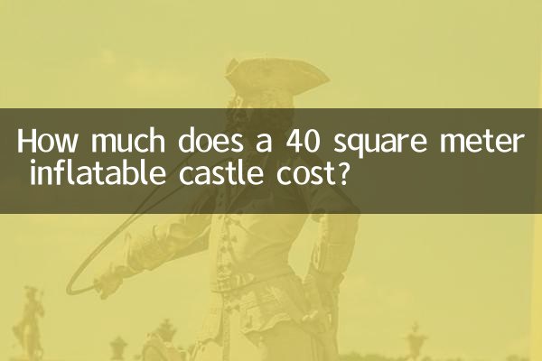 একটি 40 বর্গ মিটার স্ফীত দুর্গের দাম কত?