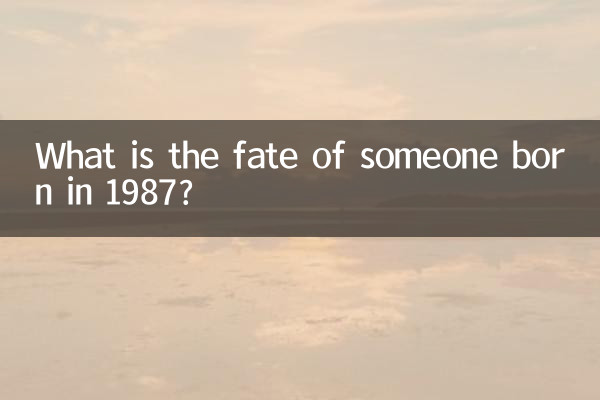 What is the fate of someone born in 1987?