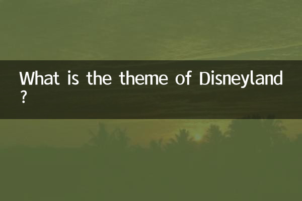 Was ist das Thema von Disneyland?