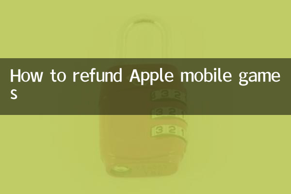How to refund Apple mobile games