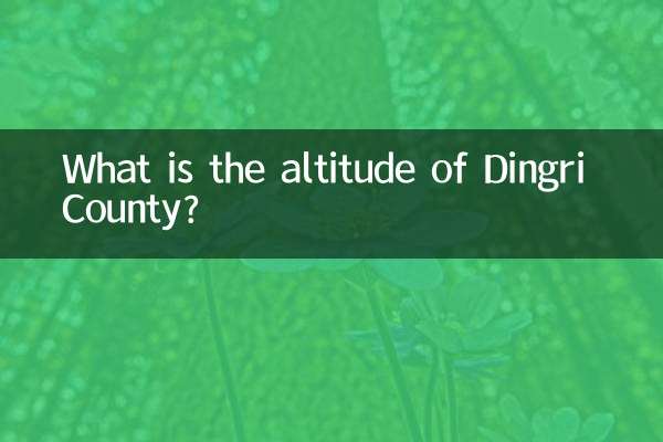What is the altitude of Dingri County?