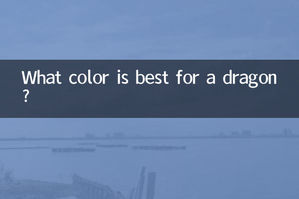 Qual cor é melhor para um dragão?