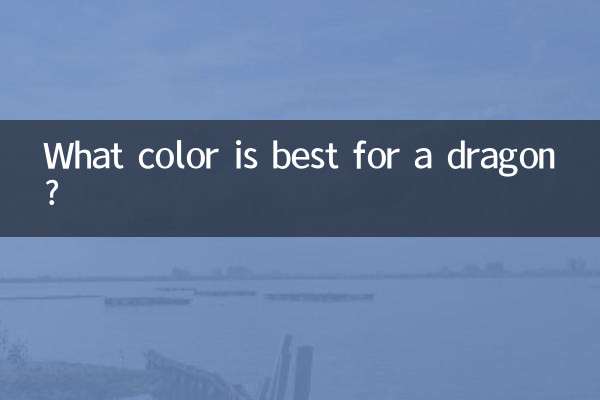 Qual cor é melhor para um dragão?