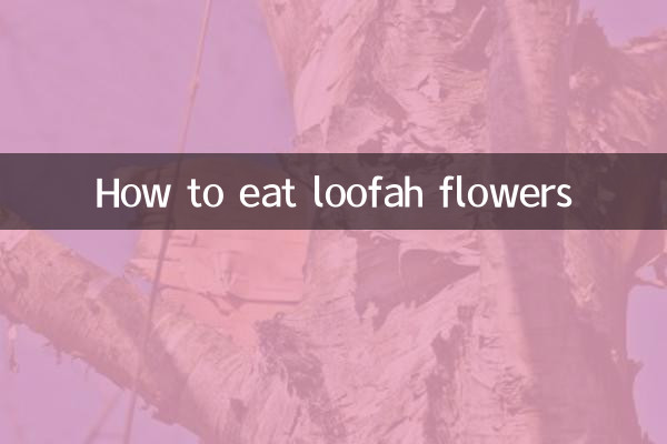How to eat loofah flowers