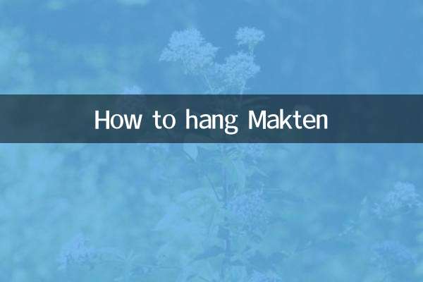 Как повесить Мактена