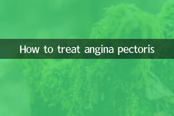 How to treat angina pectoris