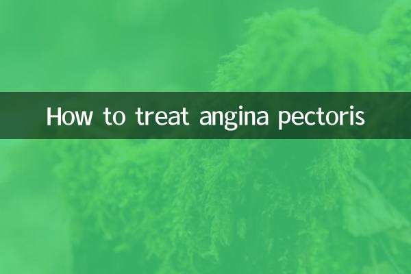 How to treat angina pectoris