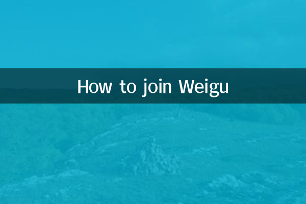Come aderire a Weigu
