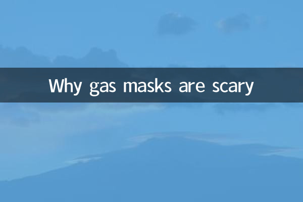Pourquoi les masques à gaz font peur