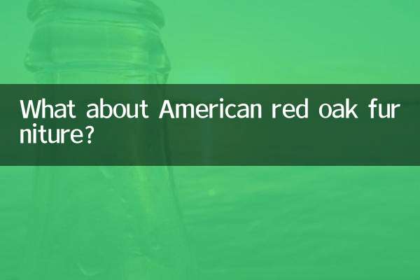 What about American red oak furniture?