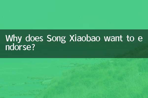 宋小寶為什麼要代言