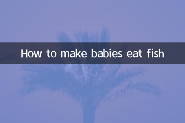 Wie man Babys dazu bringt, Fisch zu essen
