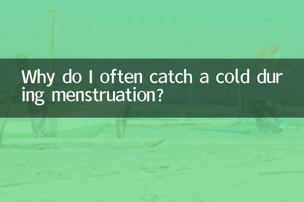 Warum bekomme ich während der Menstruation oft eine Erkältung?