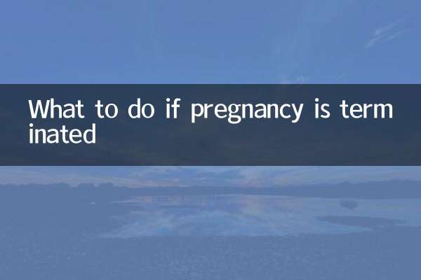 Was tun, wenn die Schwangerschaft abgebrochen wird?