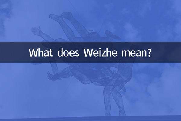 Cosa significa Weizhe?
