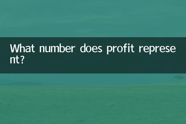 منافع کس تعداد کی نمائندگی کرتا ہے؟