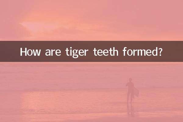 ٹائیگر دانت کیسے بنتے ہیں؟