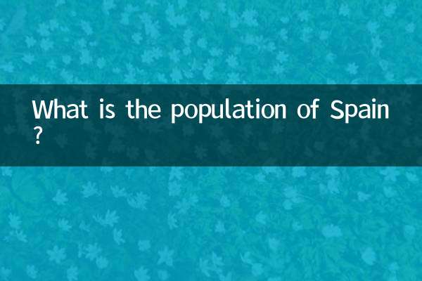 西班牙多少人口