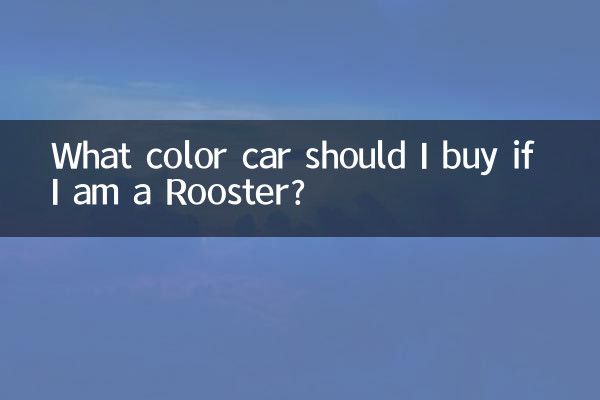 Di che colore dovrei comprare l'auto se sono un Gallo?