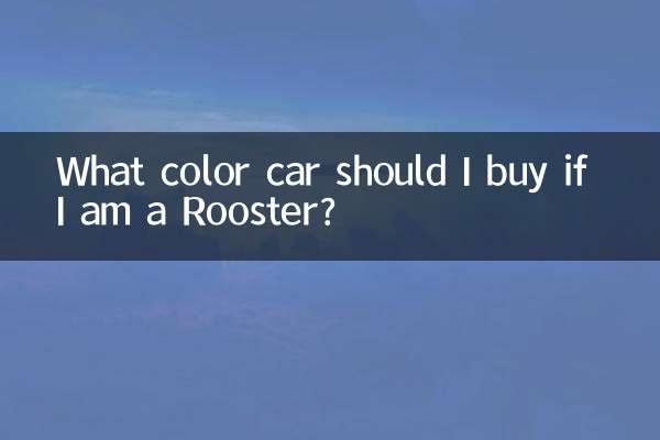 Di che colore dovrei comprare l'auto se sono un Gallo?