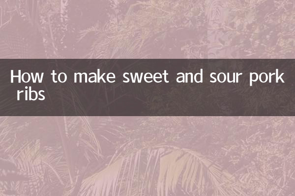 Wie man süß-saure Schweinerippchen zubereitet