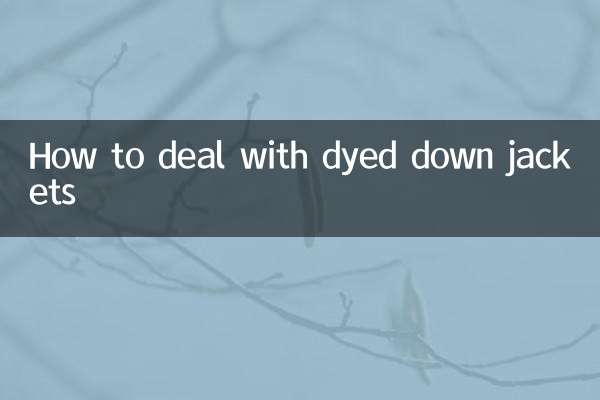 ডাইড ডাউন জ্যাকেটগুলি কীভাবে মোকাবেলা করবেন