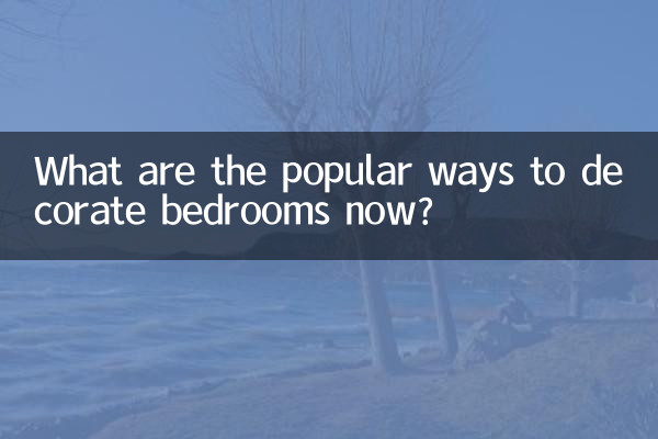 Was sind derzeit die beliebtesten Arten, Schlafzimmer zu dekorieren?