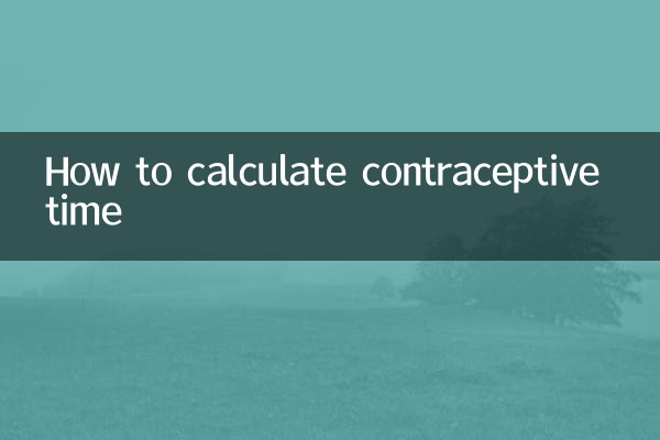 كيفية حساب مدة منع الحمل