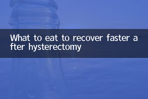 Qué comer para recuperarse más rápido después de una histerectomía