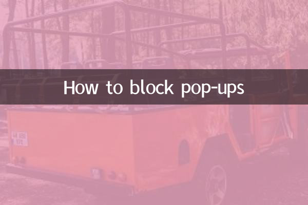 How to block pop-ups