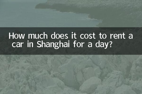 Combien ça coûte de louer une voiture à Shanghai pour une journée ?