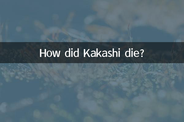 काकाशी की मृत्यु कैसे हुई?