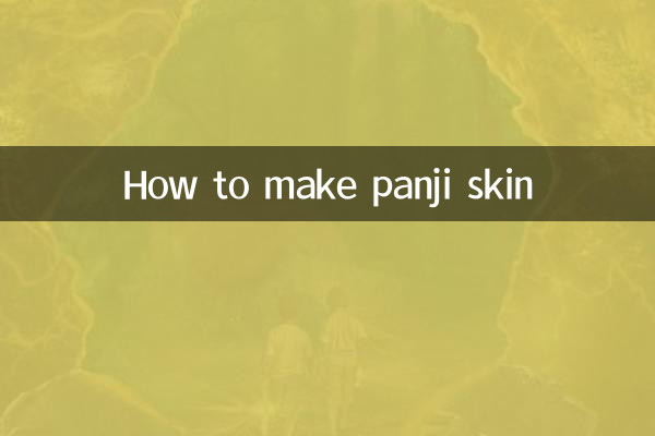 Cómo hacer piel de panji