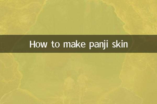 Cómo hacer piel de panji