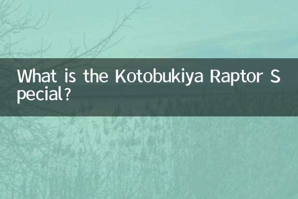 O que é o Kotobukiya Raptor Especial?
