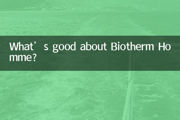 What’s good about Biotherm Homme?
