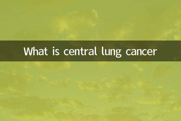 O que é câncer de pulmão central