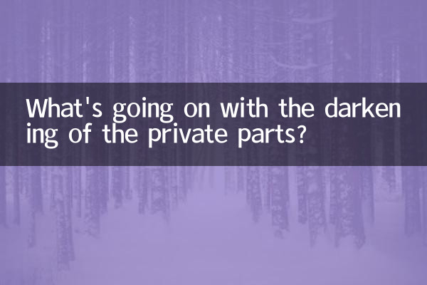 Was hat es mit der Verdunkelung des Intimbereichs auf sich?