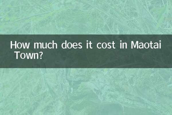 How much does it cost in Maotai Town?