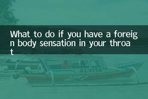 What to do if you have a foreign body sensation in your throat